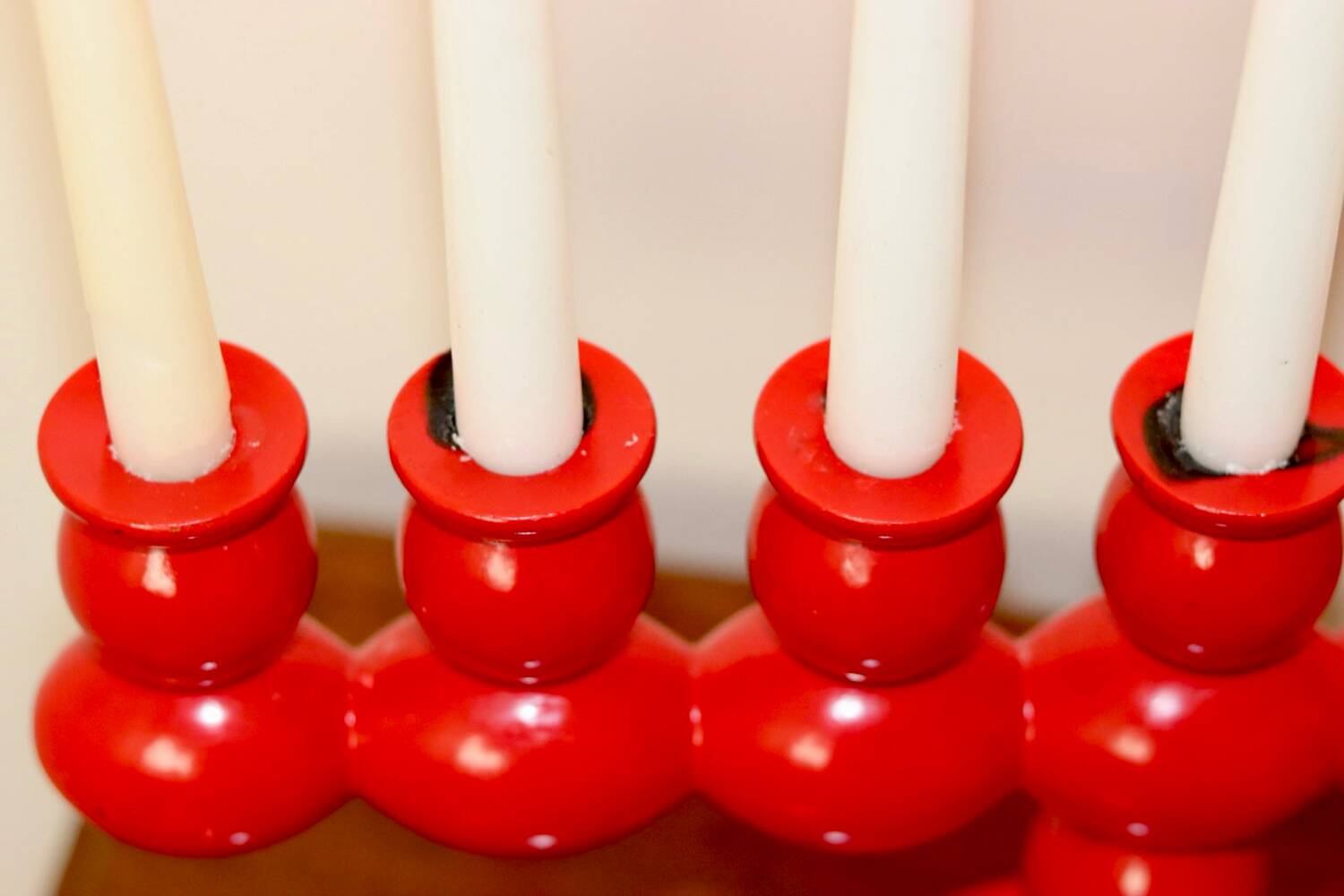 Candélabre suédois à fuseaux