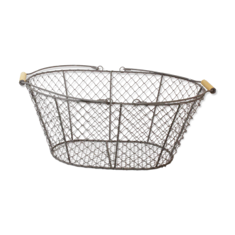 Big vegetable basket in metal