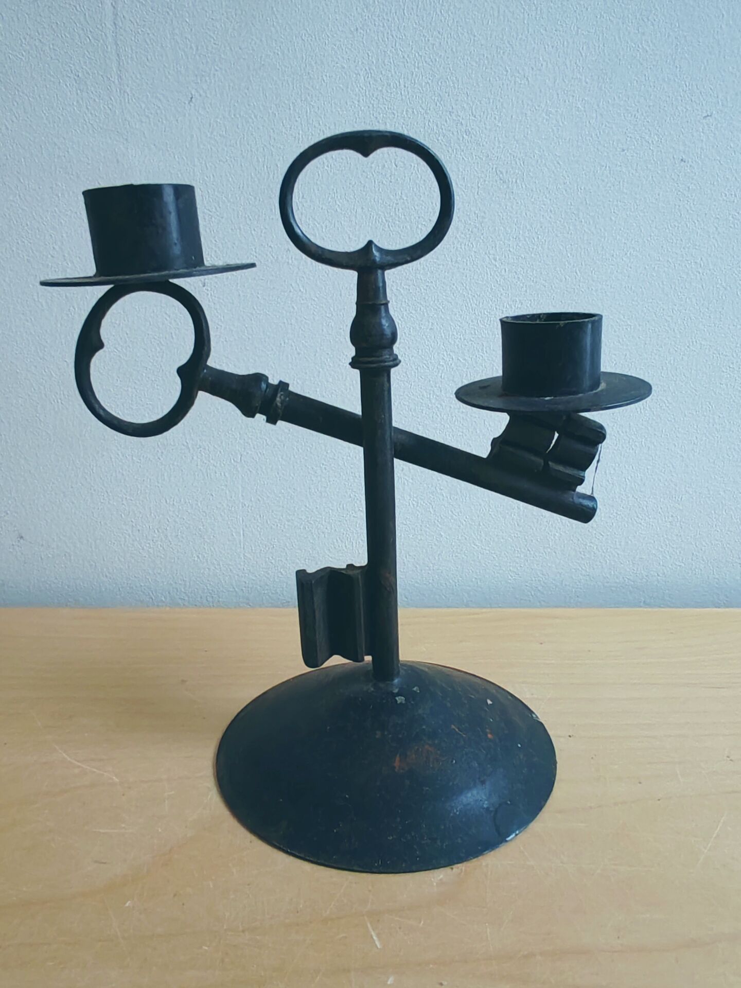 Pair of candleholders