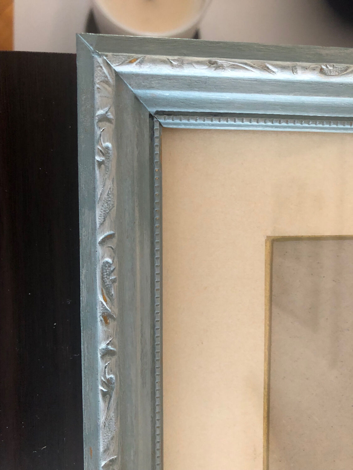 Old frame with moldings