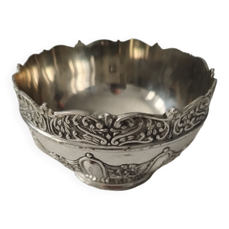 Silver metal cup