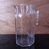 Vintage crystal pitcher by Cristal d'Arques-Durand.