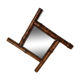 Miroir bambou carré 38x38cm