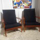 Pair of scandinavian armchairs of the years 60