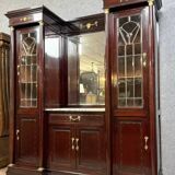 Empire style mahogany and gilded bronze display cabinet, circa 1880