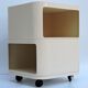 Desserte chevet sur roulettes componibili d'anna castelli pour kartell
