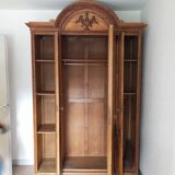 Old and large 3-door wardrobe