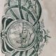 Old plate iron earth A. Lebacqz & M. Bouchart St Amand Persian model