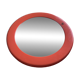 Miroir rond orange Syla