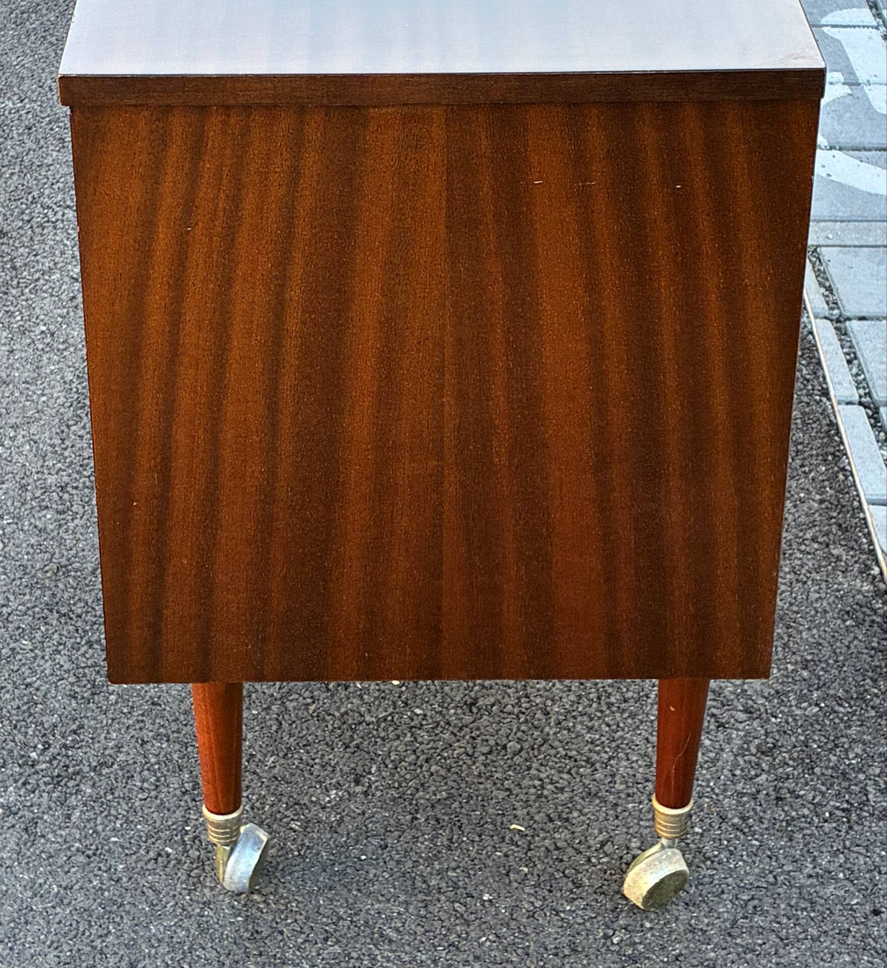 Vintage 70s TV console bar