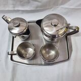 Stainless breakfast service, 1970