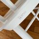 Lot de 4 chaises ivy signées Ton blanches