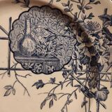 French vintage plate, R. Lafitte, Terre de Fer, Salins