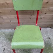 Set of 3 vintage school chairs