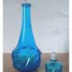 Bouteille belge bleu vif avec bouchon