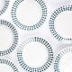 Set of 10 Moulin des Loups and Hamage Orchies diamond plates