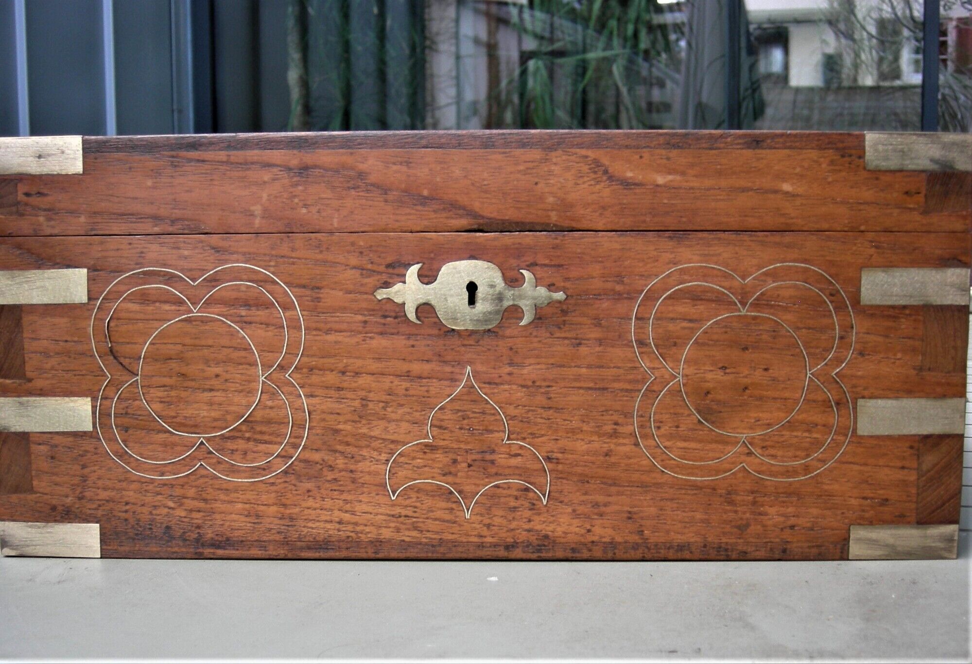 Jewelry box wooden mail box with secrecy