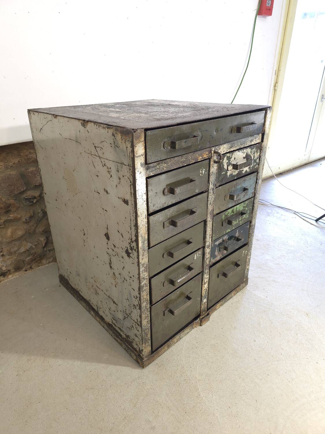French army trade furniture with drawers