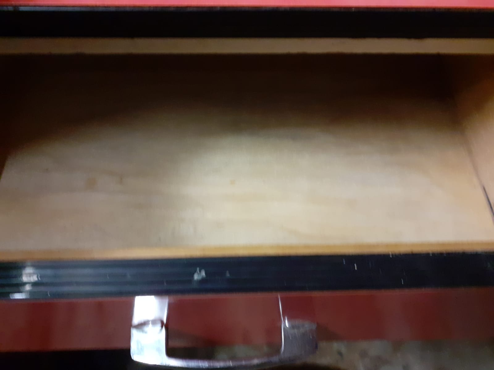 Red formica furniture