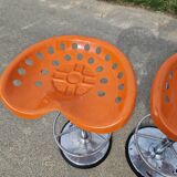 Set of 4 bar stools by Etienne Fermigier for MIRIMA