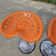 Set of 4 bar stools by Etienne Fermigier for MIRIMA