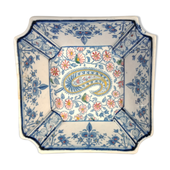 Empty pocket earthenware of Gien model Kashmir