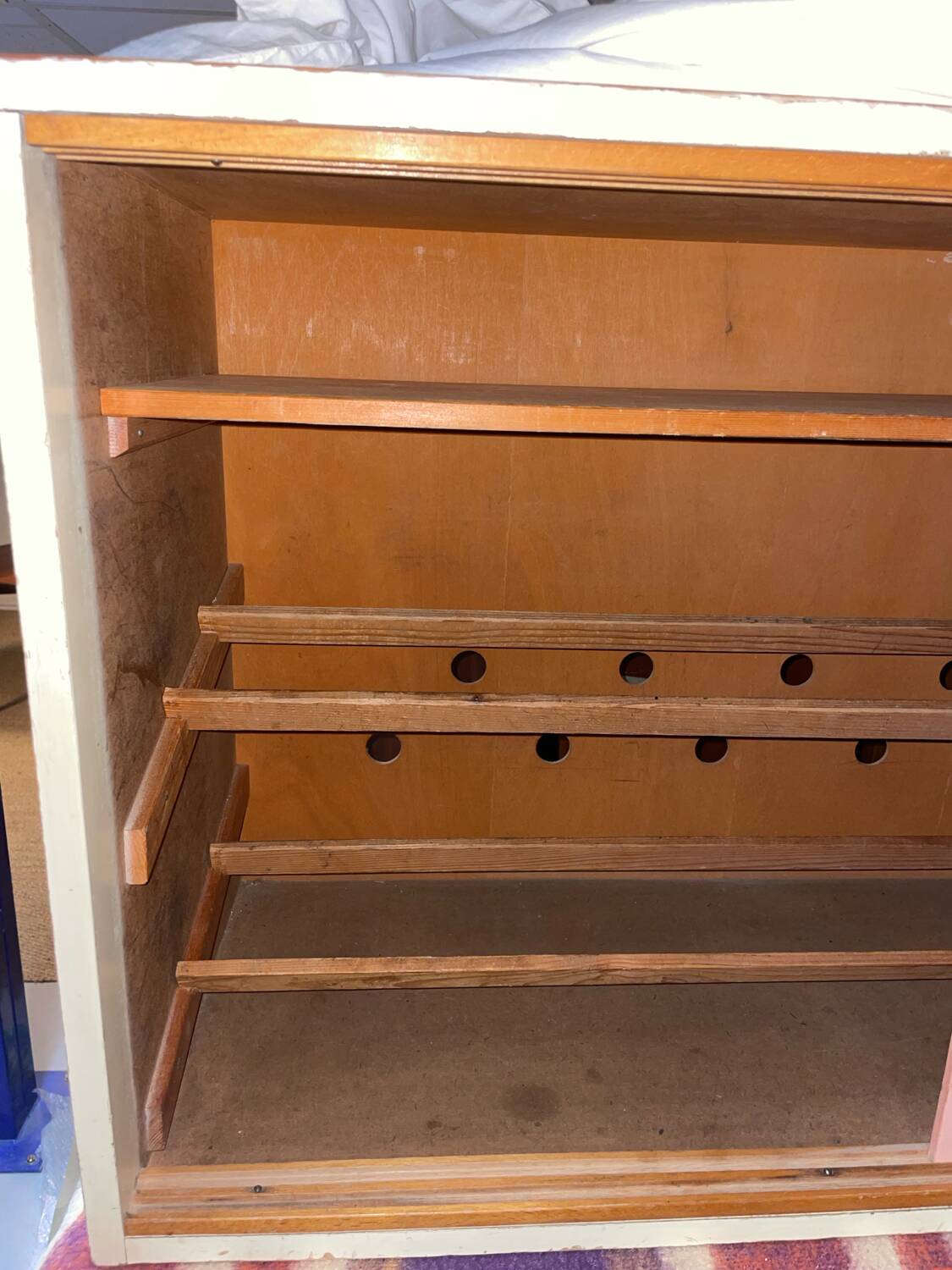 Vintage shoe cabinet for Drevopodnik Brno, 1960