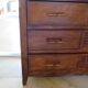 Commode longue–3 tiroirs -style colonial–Teinte acajou