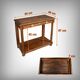 Console de propriété en noyer, époque Empire – début XIXe