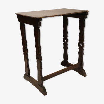 Ancienne table d'appoint en bois