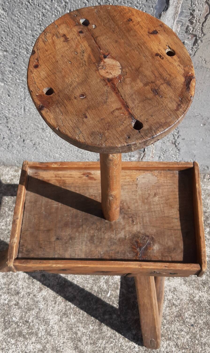 Tripode en bois massif