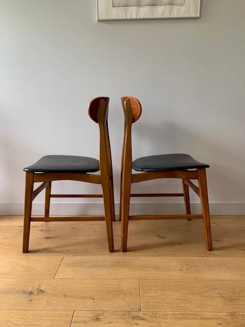 4 Danish chairs from the 50s