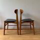 4 chaises danoises années 50