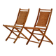 Foldable bamboo chair