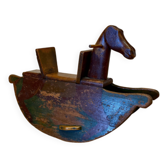 Wooden rocking horse 1950.