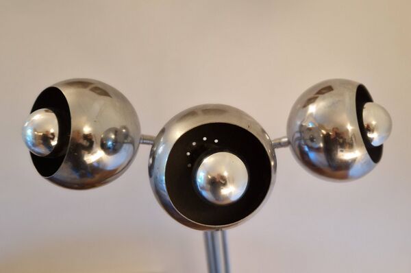 Lampadaire Reggiani Eyeball à bras articulés, années 1970