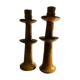 Pair of large tamegroute candle holders