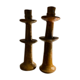 Pair of large tamegroute candle holders
