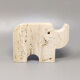 Travertine rhinoceros sculpture 1970
