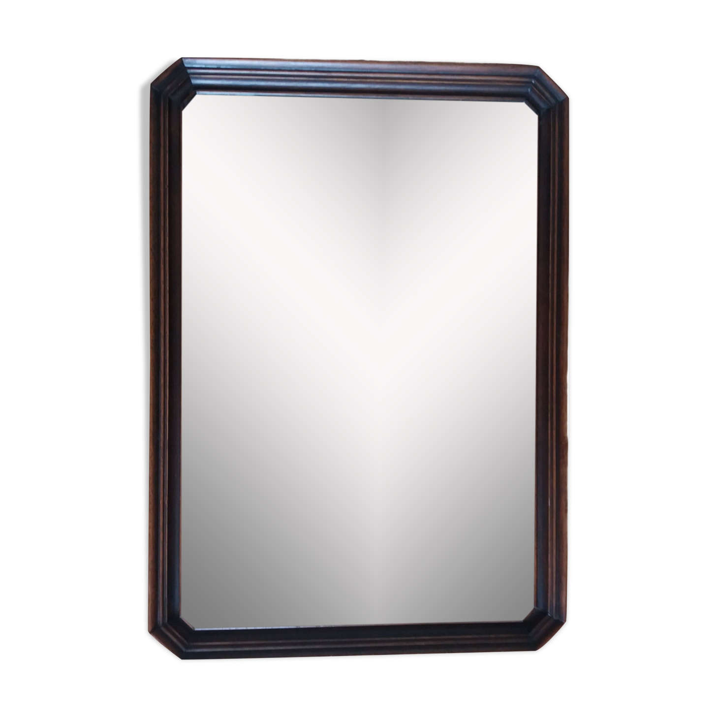 Art Deco mirror molded wood 69 x 49