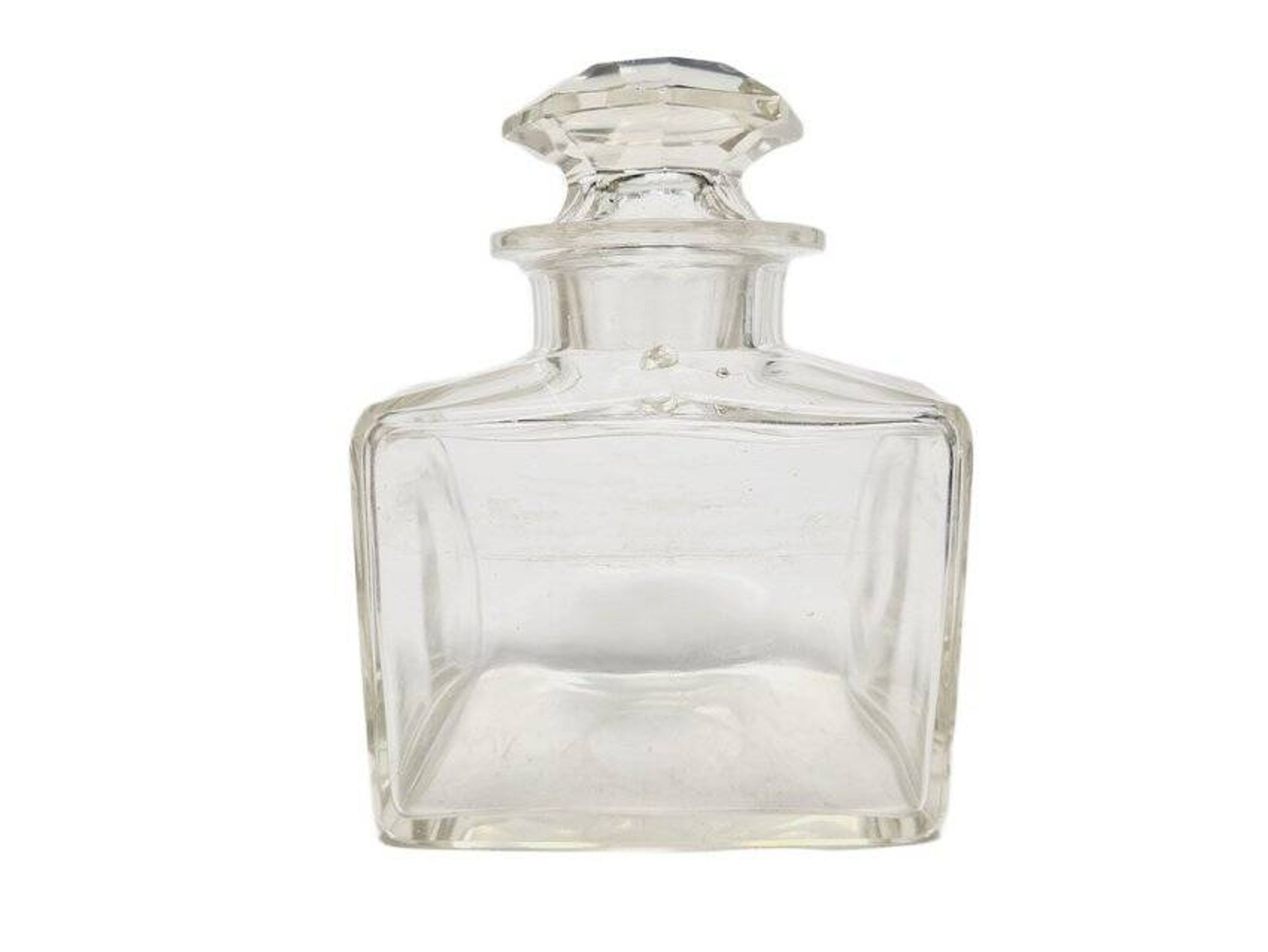 Biedermeier crystal tea box, Germany, 1890s