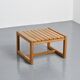 Mountain coffee table in solid pine, France, around 1970.