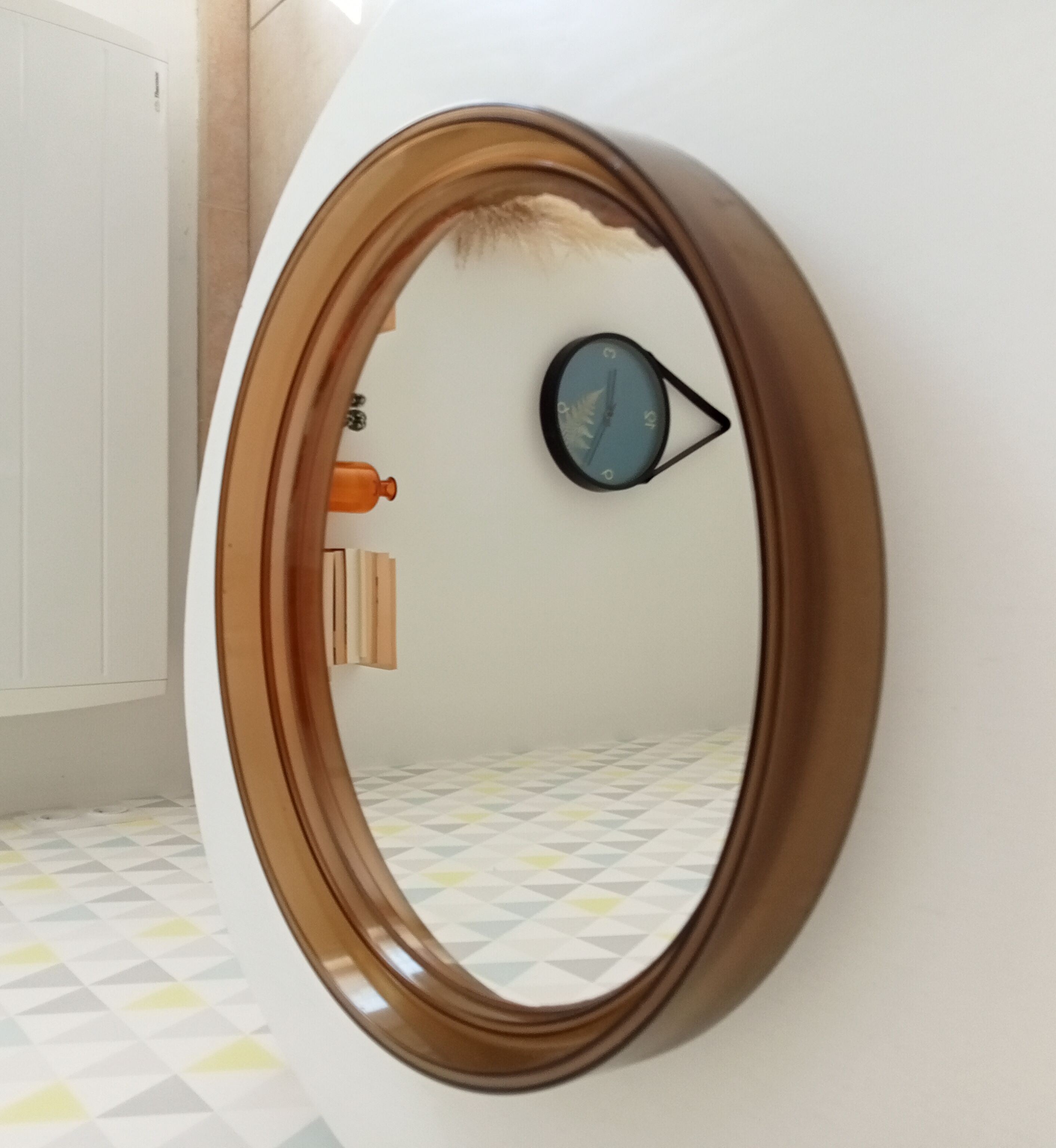 Vintage round mirror Gilac 40cm