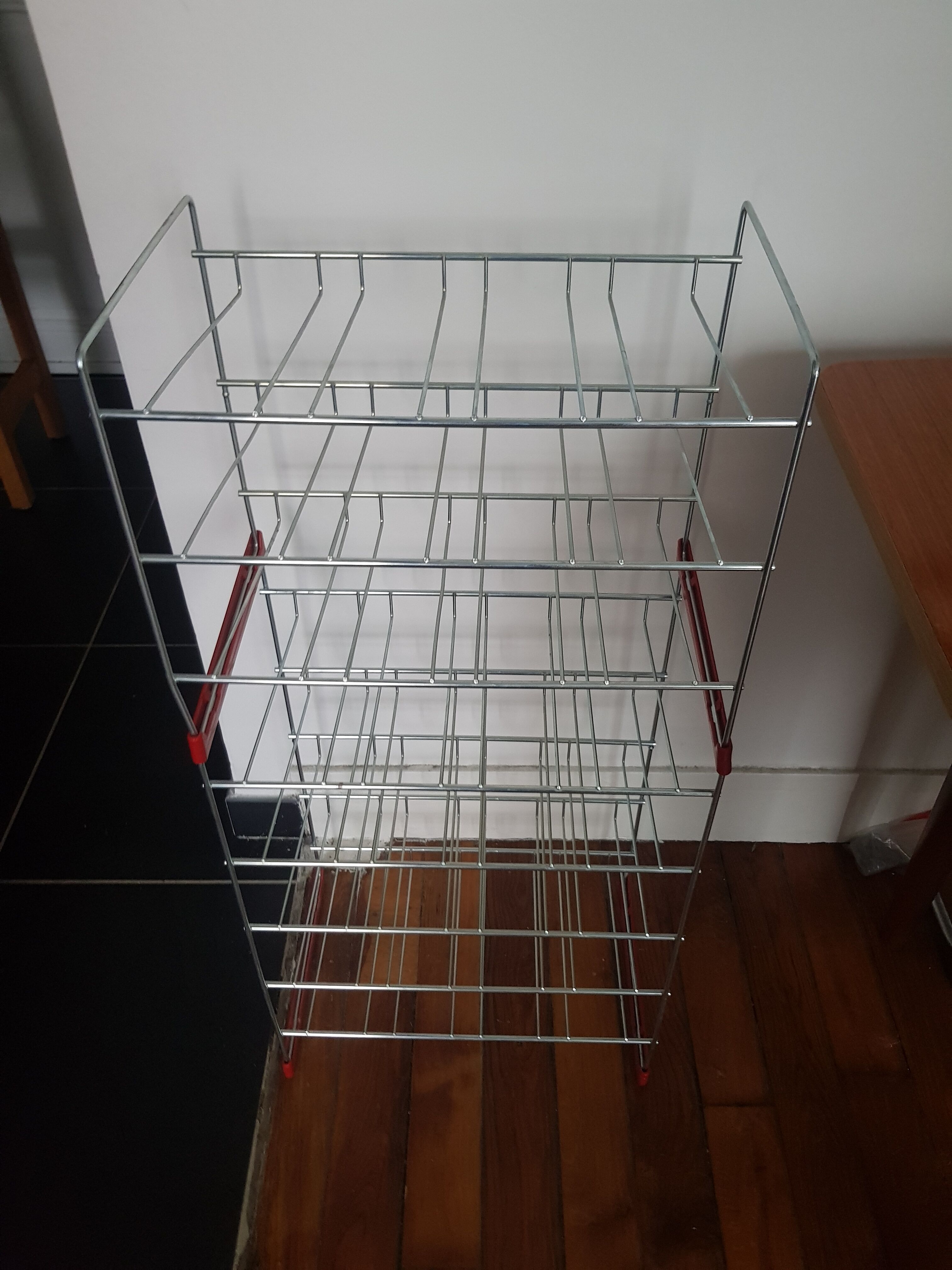 Bottle holder brand shopping cart