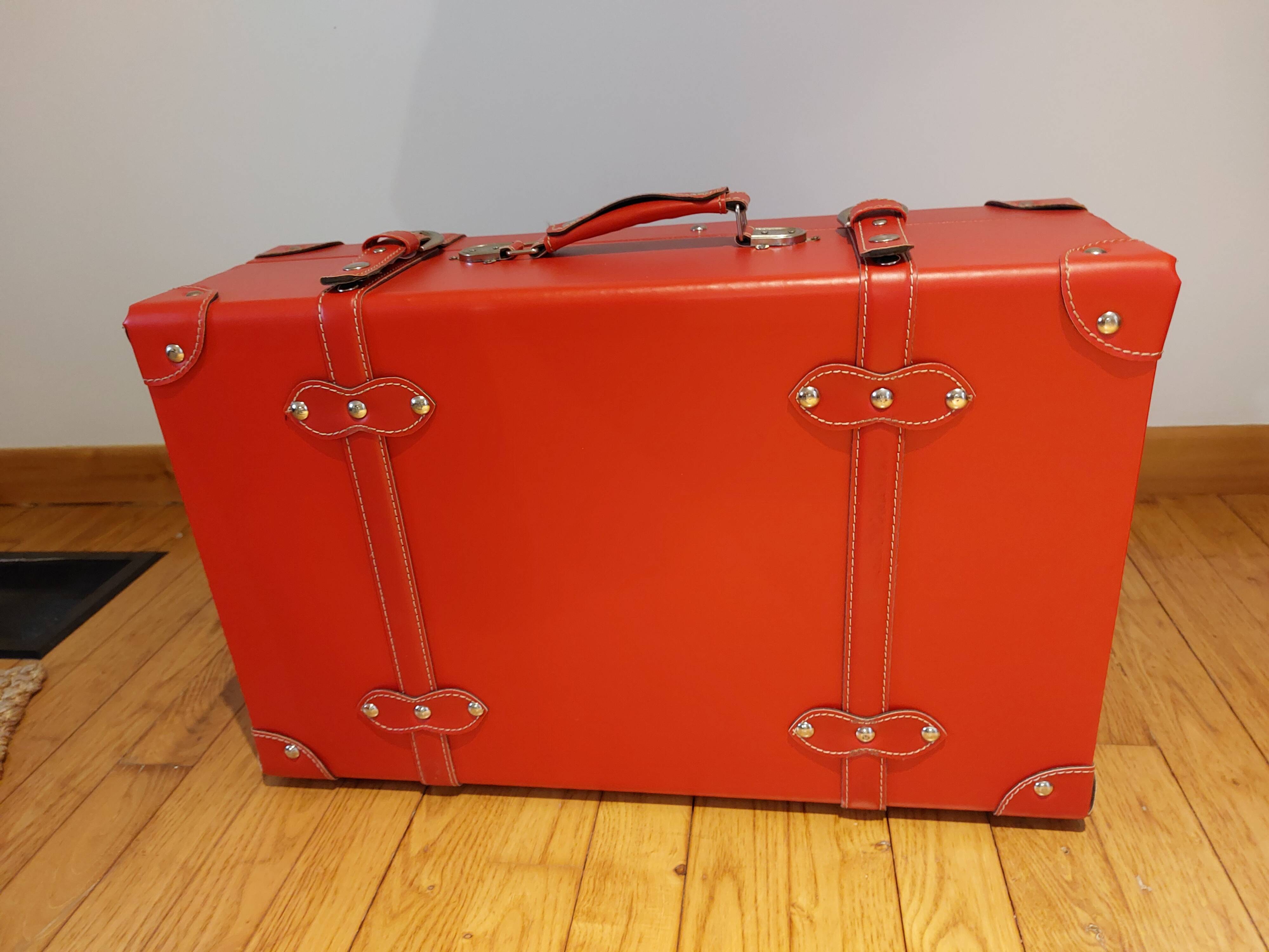 Red suitcase