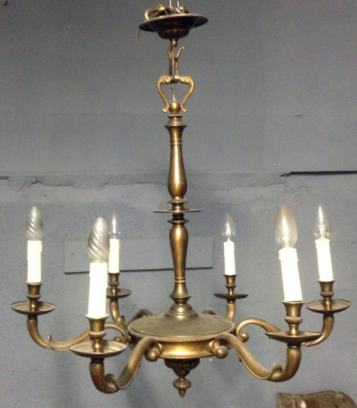 Louis XVI gilded bronze chandelier