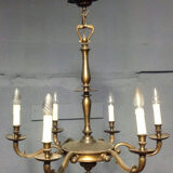Lustre louis XVI en bronze dorée