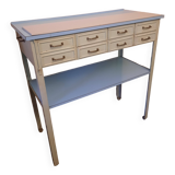 1950s dentist console cabinet
