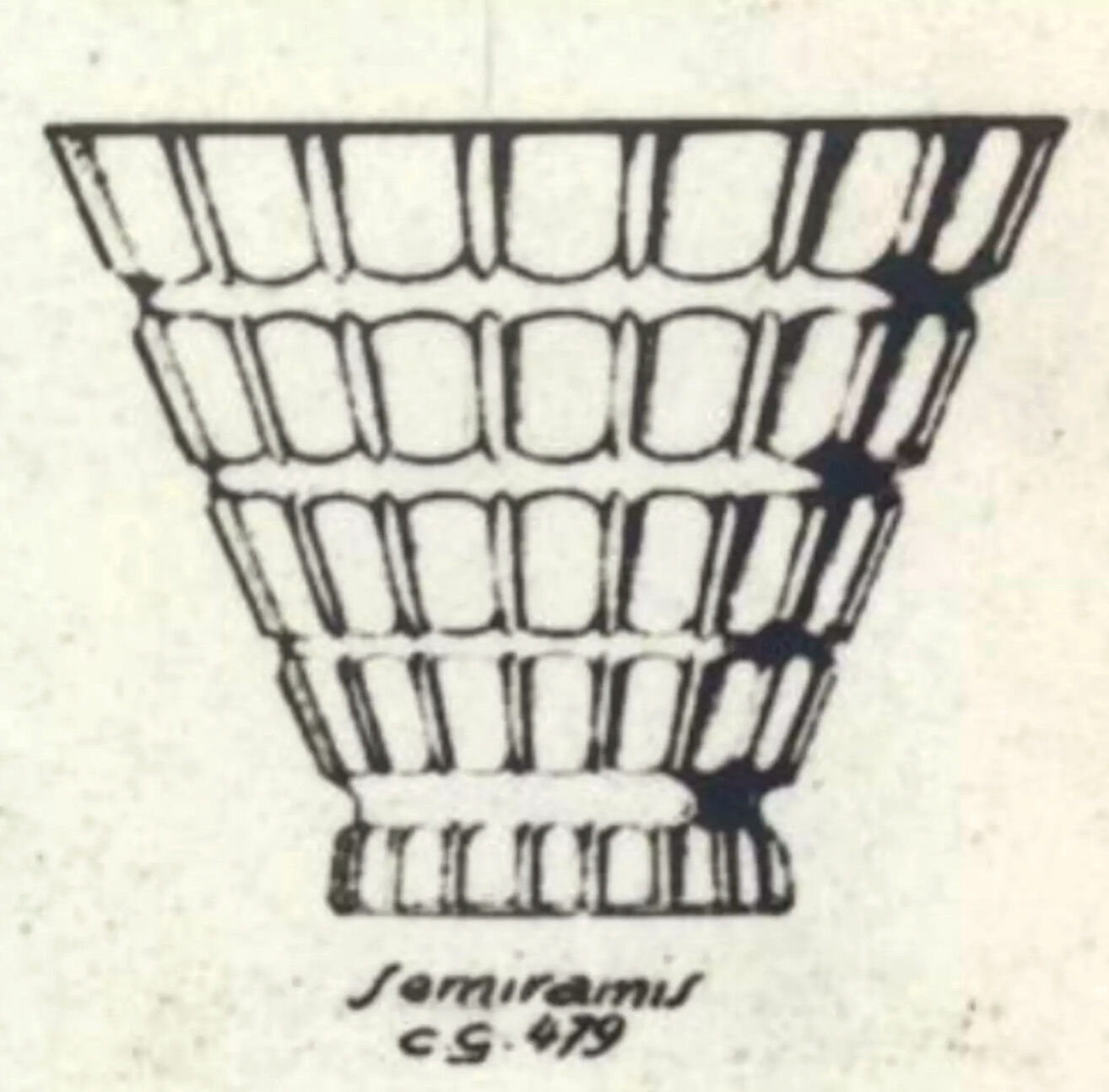 Vase Seramis Saint Lambert