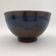 Blue ceramic bowl signed Salvatore PARISI / Contemporary art